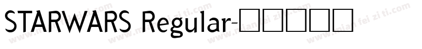 STARWARS Regular字体转换